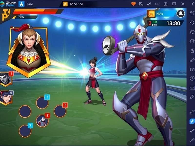 Pune Titans Power gameplay screenshot showing character selection