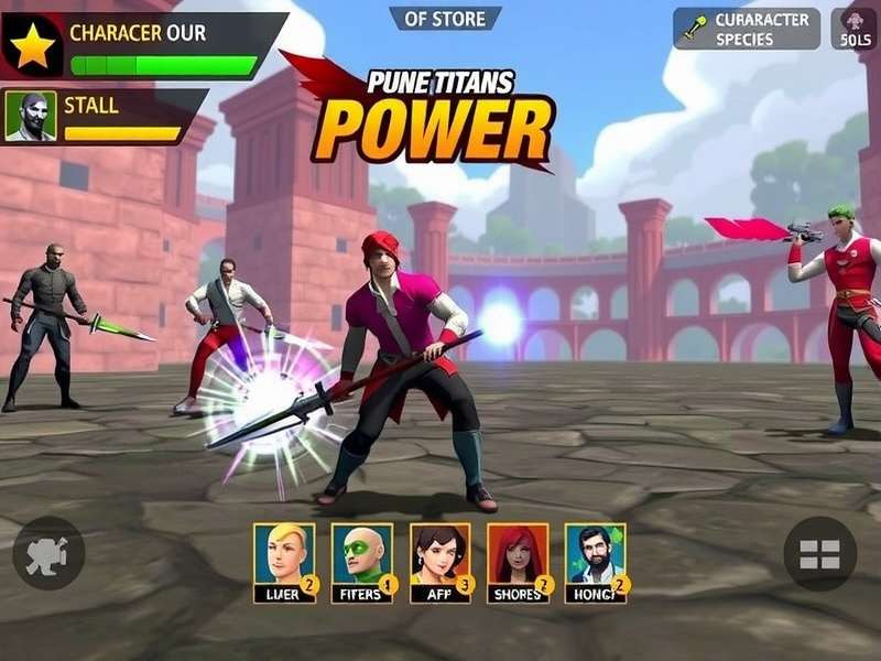 Pune Titans Power customization options and in-game store